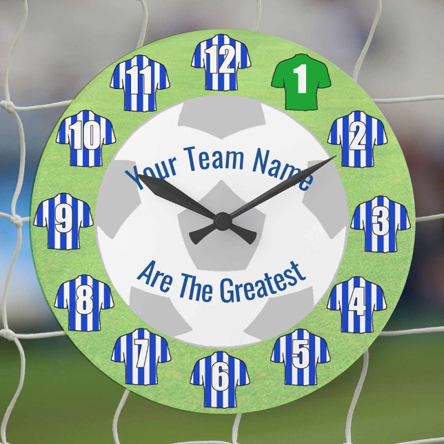 Su reloj de fútbol de nombre de equipo - Camisetas (Subido por el creador)