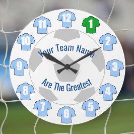 Su reloj de fútbol de nombre de equipo - Camisetas