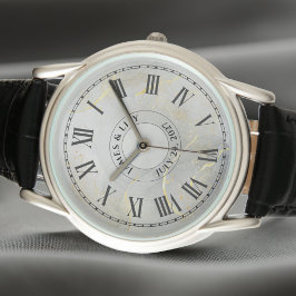 Su reloj numérico romano y el suyo personalizado