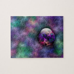 Su rompecabezas de materiales brillantes