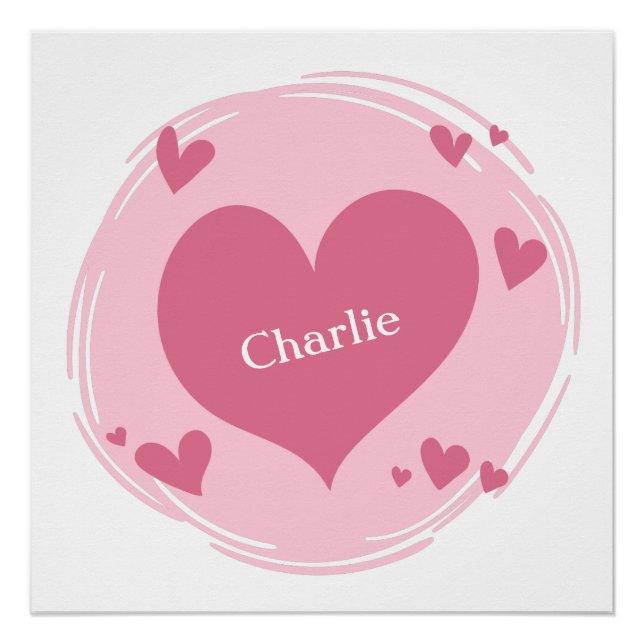 Su(s) nombre(s) en un poster de personalizado card (Anverso)