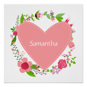 Su(s) nombre(s) en un poster de personalizado card