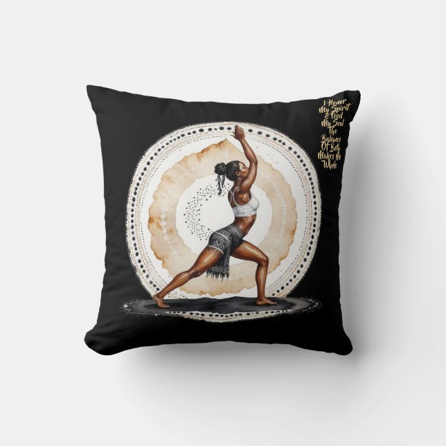 Su sabiduría honro al Cojín decorativo (Anverso)