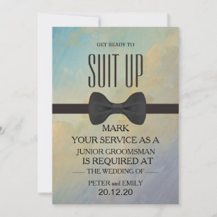 Su servicio como una invitación de Groomsman