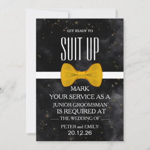 Su servicio como una invitación de Groomsman