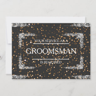Su servicio se solicita como invitación de Groomsm