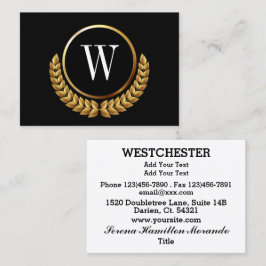 Su sofisticada tarjeta de visita