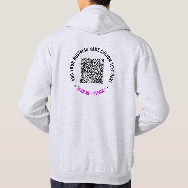 Su sudadera con capucha de negocio de marca con có (Reverso)