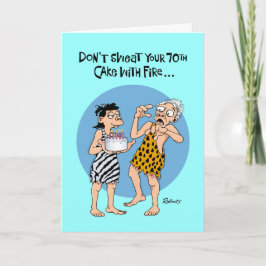 Su tarjeta de cumpleaños número 70