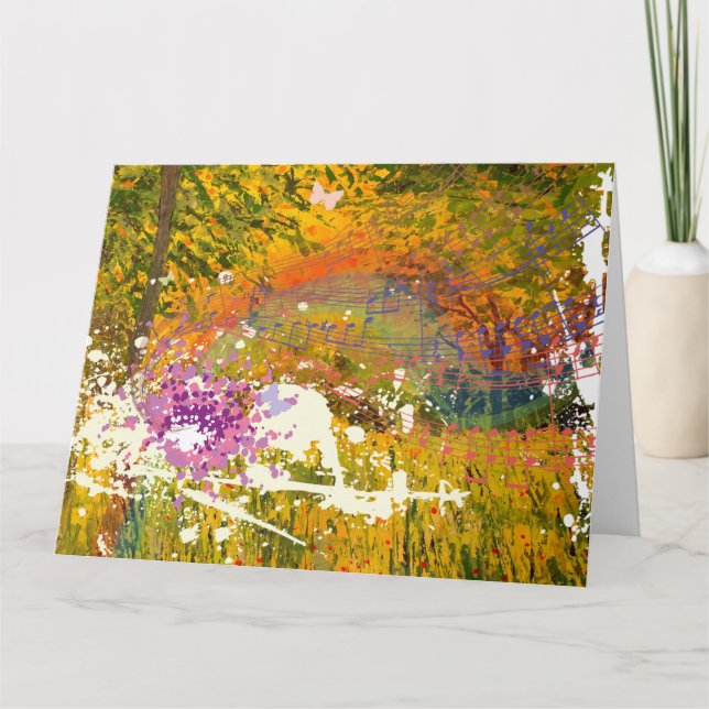 Su tarjeta de felicitación grande de Personalizado (Anverso)