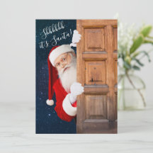 Su tarjeta de Navidad de Santa Feliz Navidad Nombr