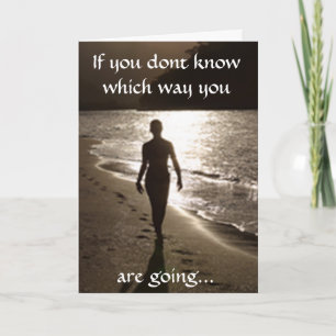 Su tarjeta de saludo de pasos