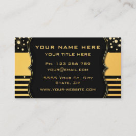 Su tarjeta de visita Black Gold Luxury Company