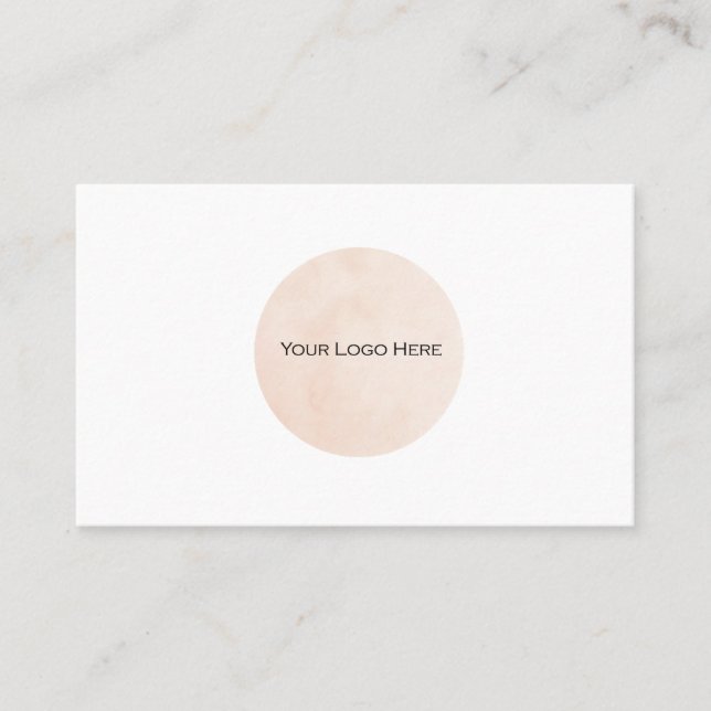 Su tarjeta de visita de Personalizado de logotipos (Anverso)