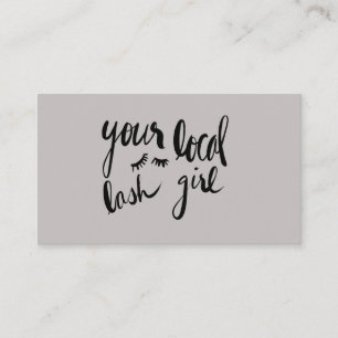 Su tarjeta de visita local del chica del latigazo