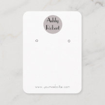 Su tarjeta de visualización de retenes de logotipo