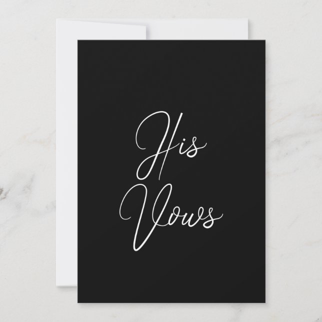 Su tarjeta de voto | Folleto de Votos Bodas para G (Anverso)