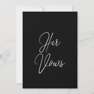 Su tarjeta de voto Folleto de Votos Bodas para G