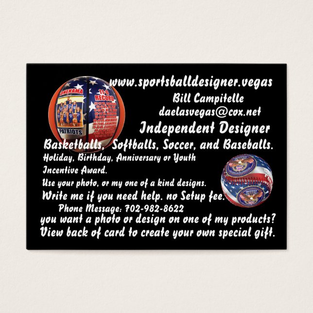 Su Tarjeta Personalizado Tarjetas De Negocios Gran (Frente)