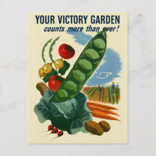 Su tarjeta postal de jardín de victoria