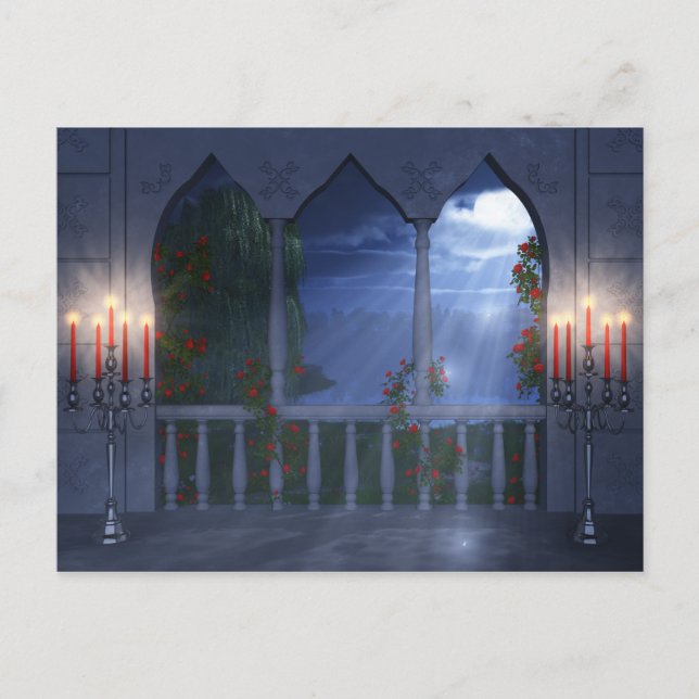 Su tarjeta postal plateada Mantel (Anverso)