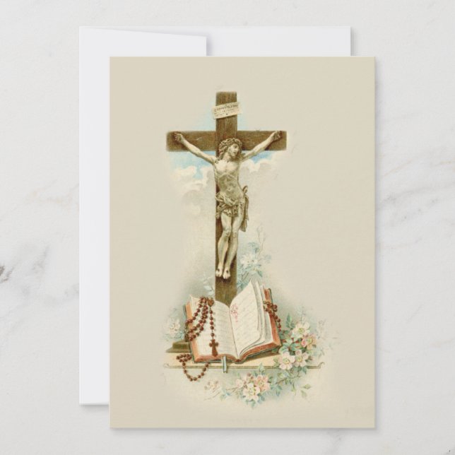 Su tarjeta santa cruzada de St Francis de Sales (Anverso)