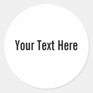 Su texto aquí Pegatinas Personalizados