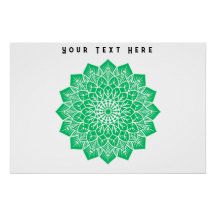 Su texto aquí personalizado imagen de texto Poster