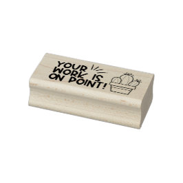 Su trabajo está en el sello de un profesor de punt