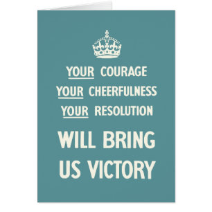 Su valor su Cheerfulness su resolución