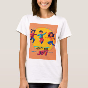 su vibrante diseño de camisetas tiene una pluma al