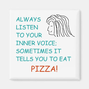 SU VOZ INTERNA - imán - Personalizado