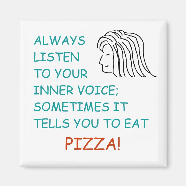 SU VOZ INTERNA - imán - Personalizado (Frente)