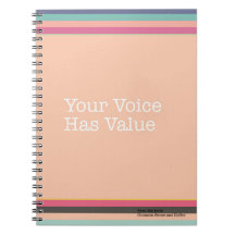 Su voz tiene cuaderno del valor