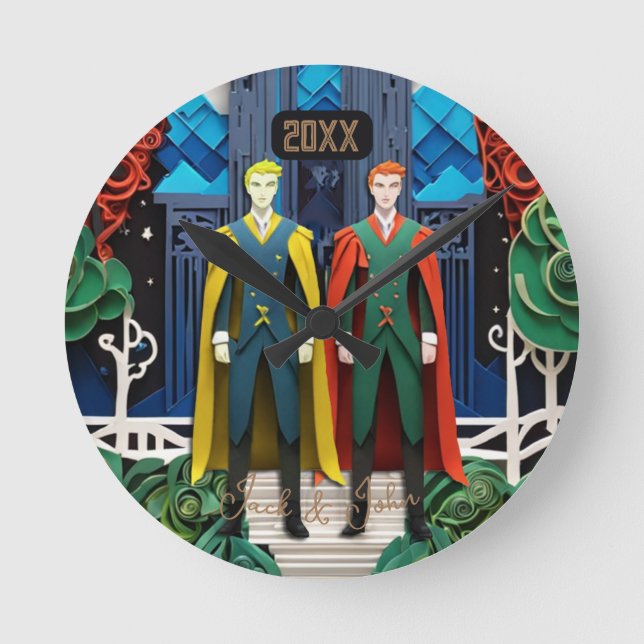 Su y su Boda y su gran reloj de aniversario (Anverso)