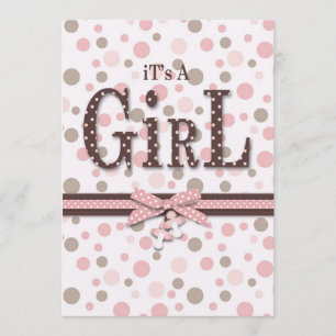 Suave como tarjeta de la invitación del chica del