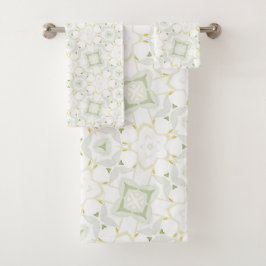 Suave Floral Geométrico Neutral