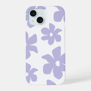 'Suave Floral Púrpura Pastel' Funda para iPhone 15