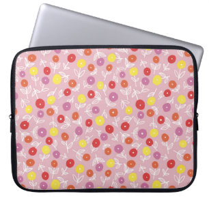Suave funda para portátil Ditsy floral para niños