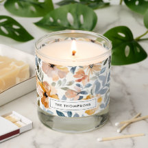 Suave Pastel con Aroma Floral de Otoño Acogedor