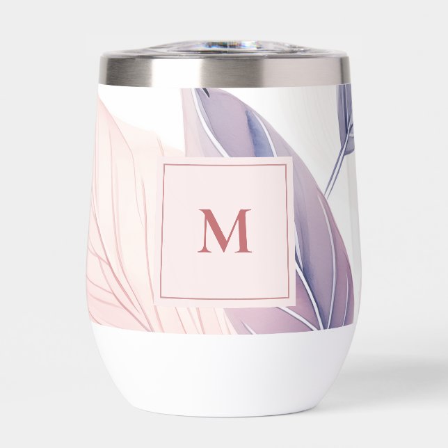 Suave Serenidad Acuarela Deja Monograma Personaliz (Frente)