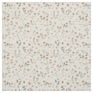 Suave tela floreada rosa Wildflower Vintage Boho 7