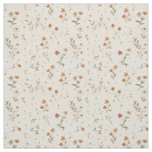 Suave tela floreada rosa Wildflower Vintage Boho 7