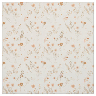 Suave tela floreada rosa Wildflower Vintage Boho 7