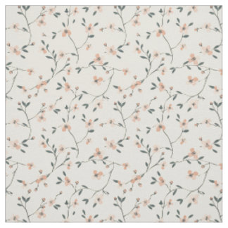 Suave tela floreada rosa Wildflower Vintage Boho 7