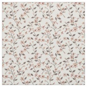 Suave tela floreada rosa Wildflower Vintage Boho 7