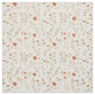 Suave tela floreada rosa Wildflower Vintage Boho 7