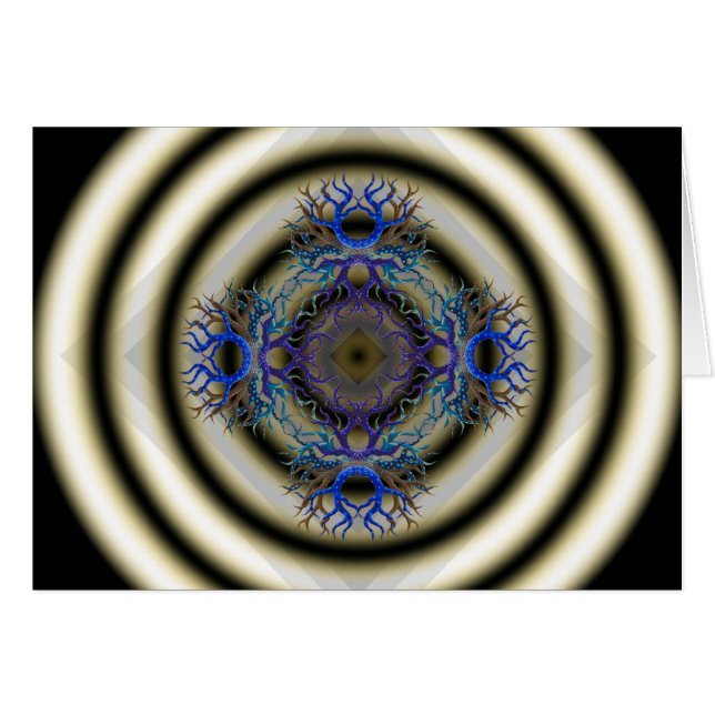 Suavemente azul en monocromo (Anverso (Horizontal))