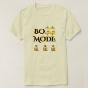 ¡SUBE DE NIVEL! CAMISETA MASCULINA MODO JEFE GRÁFI