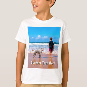 Sube la foto de tu mascota Camiseta regalo con tex